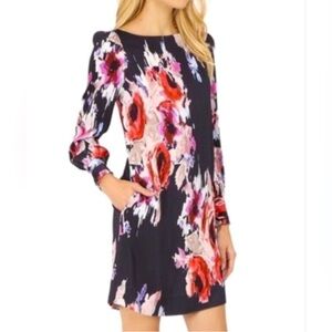 Kate Spade New York Floral Long Sleeve Mini Dress XXS (PTP 16.5inches)